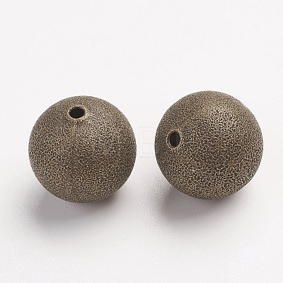 Brass Textured Beads J0JK2052-1