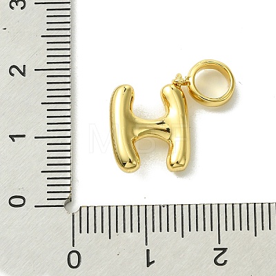 Rack Plating Brass with ABS Plastic Pearl European Dangle Charms KK-G501-02H-G-1