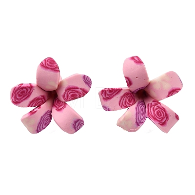Handmade Polymer Clay Beads PY-CBAA00E-01D-1