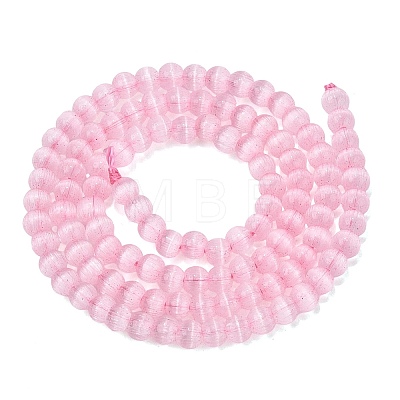Glass Imitation Cat Eye Beads Strands GLAA-N075-01A-08-1