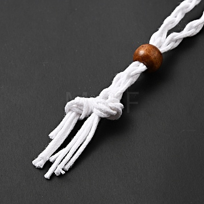 Braided Wax Rope Cord Macrame Pouch Necklace Making NJEW-J007-02-1