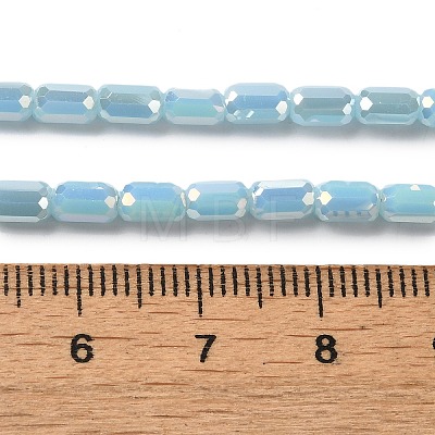 Electroplate Glass Beads Strands EGLA-D031-01-09-1