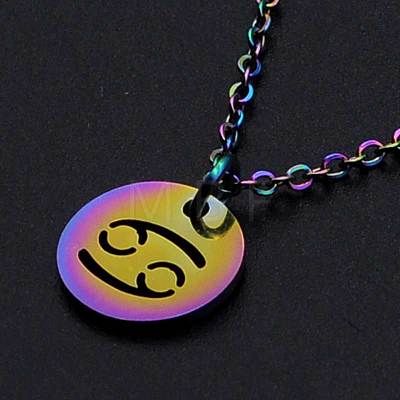 201 Stainless Steel Pendants Necklaces NJEW-S105-JN627-4-1