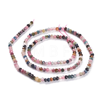Natural Tourmaline Beads Strands G-A026-C07-1