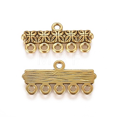 Tibetan Style Alloy Chandelier Components Links X-GLF0753Y-1