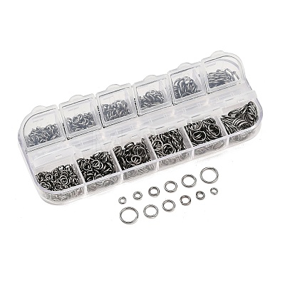 1 Box Brass Open Jump Rings KK-X0059-B-B-1