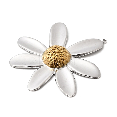 Two Tone 304 Stainless Steel Big Pendants X-STAS-B120-01GP-02-1