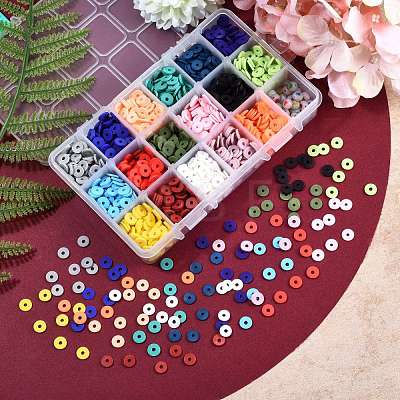 Handmade Polymer Clay Beads DIY-SZ0002-55-1