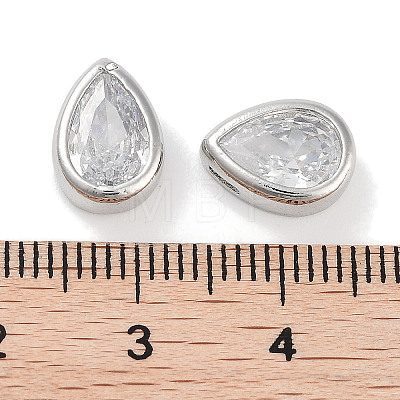 Brass Cubic Zirconia Beads X-KK-C051-60P-05-1
