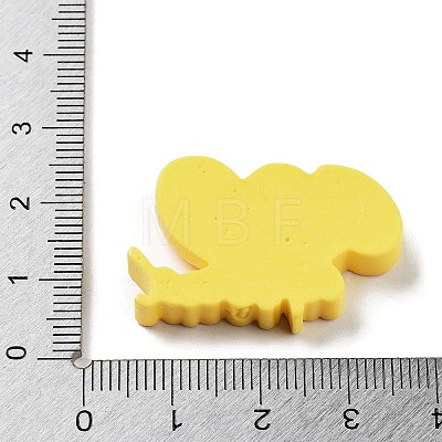 Opaque Resin & Plastic Cabochons RESI-K029-02F-1