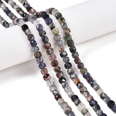 Natural Iolite Beads Strands G-N342-112B-1