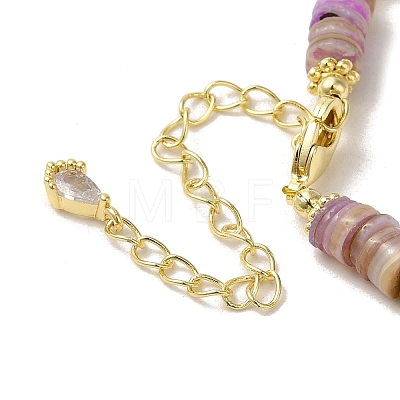 Natural Pearl & Shell Beaded Bracelets BJEW-C051-05G-1