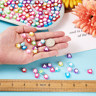 480Pcs 12 Style Transparent Acrylic Beads TACR-BT0001-04-1