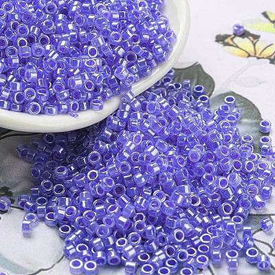 Electroplate Transparent Glass Seed Beads SEED-S042-16A-06-1
