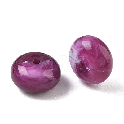 Two Tone Acrylic Beads AC-CBABA33-01K-1