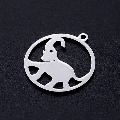 Non-Tarnish 201 Stainless Steel Pendants STAS-S105-JN373-1-1