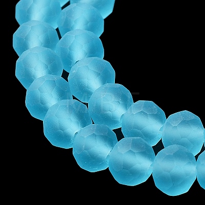 Transparent Glass Beads Strands X1-EGLA-A034-T4mm-MD08-1
