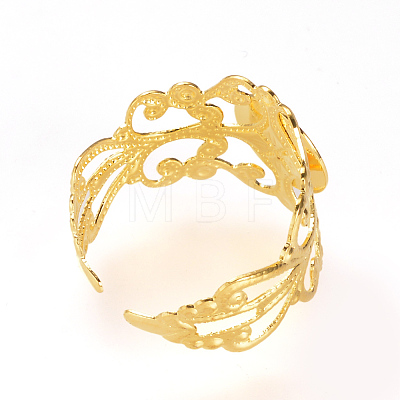 Adjustable Brass Ring Shanks KK-R037-260G-A-1