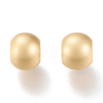Matte Brass European Style Beads OPDL-H100-06MG-1