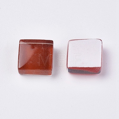 Glass Cabochons X-GLAA-WH0015-07-1