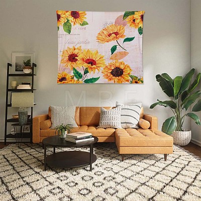 Vibrant Aesthetic Sunflower Wall Tapestry JX150B-1