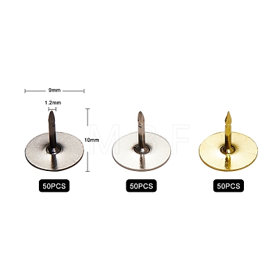 Environment-friendly Brass Head Pins KK-SZ0001-23-1