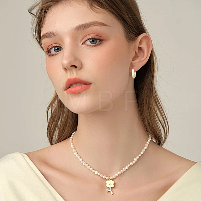 8Pcs Brass Clip-on Earrings for Women Men KK-SC0008-15A-1