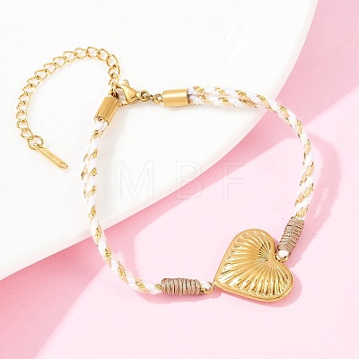 304 Stainless Steel Link Bracelets BJEW-K303-02A-1