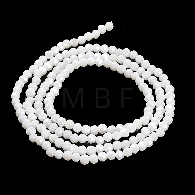 Electroplate Opaque Glass Beads Strands EGLA-A035-P3mm-A01-1