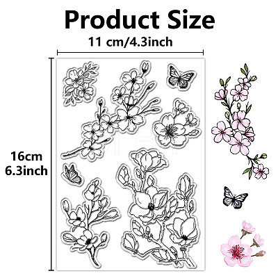 Custom PVC Plastic Clear Stamps DIY-WH0439-0388-1