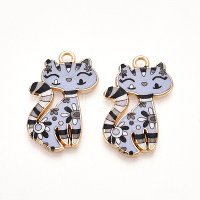 Printed Alloy Pendants PALLOY-H127-01G-06-01-1