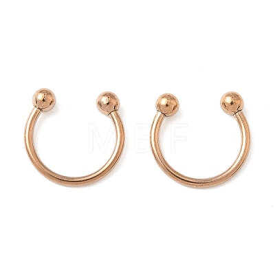 303 Stainless Steel Circular/Horseshoe Barbell Nose Rings WG86D19-23-1