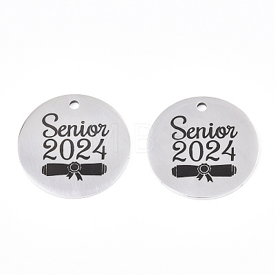 Non-Tarnish 201 Stainless Steel Pendants LS-STAS-T064-38P-26-1