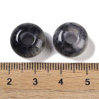 Two Tone Resin European Beads RESI-F055-09A-1