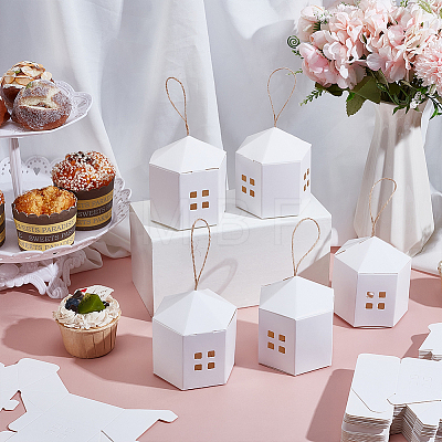 10Pcs Paper Gift Packing Tote Boxes with Window and Rope CON-WH0112-064B-1