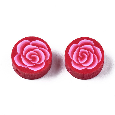 Handmade Polymer Clay Beads CLAY-N008-022F-1