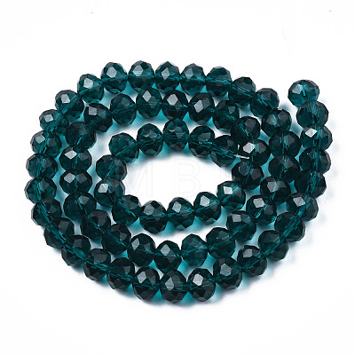 Glass Beads Strands EGLA-A034-T8mm-D27-1