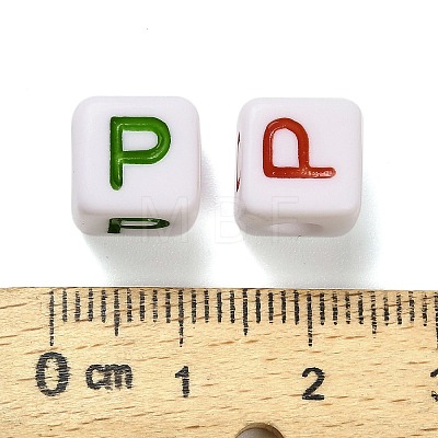 Opaque Acrylic Beads OACR-I022-01P-1