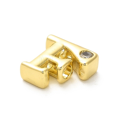 Rack Plating Brass Cubic Zirconia Beads KK-L210-008G-F-1
