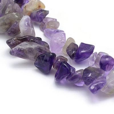 Natural Amethyst Beads Strands X-G-P332-07-1