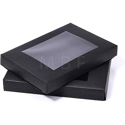 Foldable Kraft Paper Jewelry Boxes CON-WH0068-52A-1