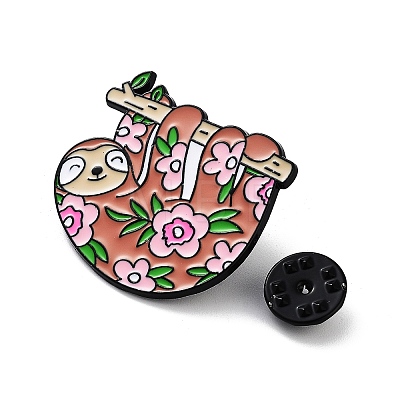 Black Alloy Brooches JEWB-C032-02EB-04-1