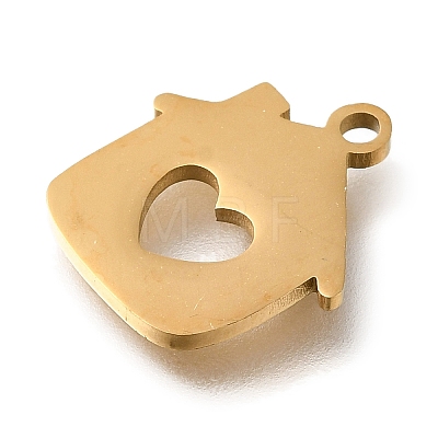 201 Stainless Steel Pendants STAS-R136-14G-1