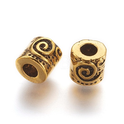 Tibetan Style Alloy Beads X-GLFH10235Y-NF-1