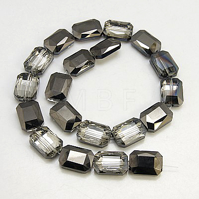 Electroplated Glass Beads EGLA-H002-A-08-1