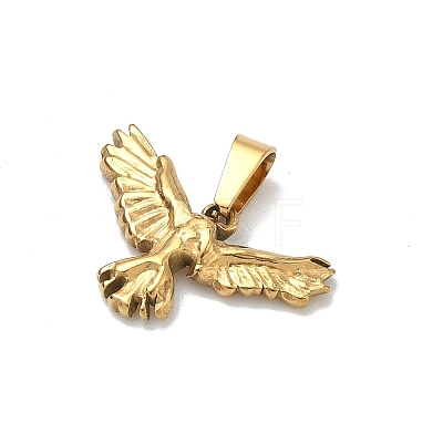 304 Stainless Steel Pendants STAS-F336-01C-G-1