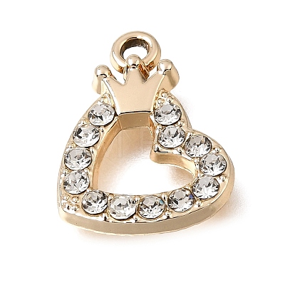 UV Plating Alloy Crystal Rhinestone Pendants RB-CBAD37D-30G-1