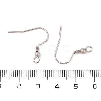 Tarnish Resistant 316 Surgical Stainless Steel Earring Hooks STAS-N106-06P-1