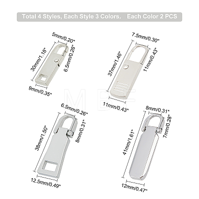   Zinc Alloy Replacement pull-tab Accessories PALLOY-PH0001-68-1