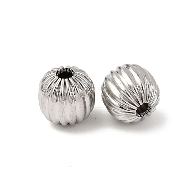 Textured 304 Stainless Steel Beads STAS-I358-11P-04-1